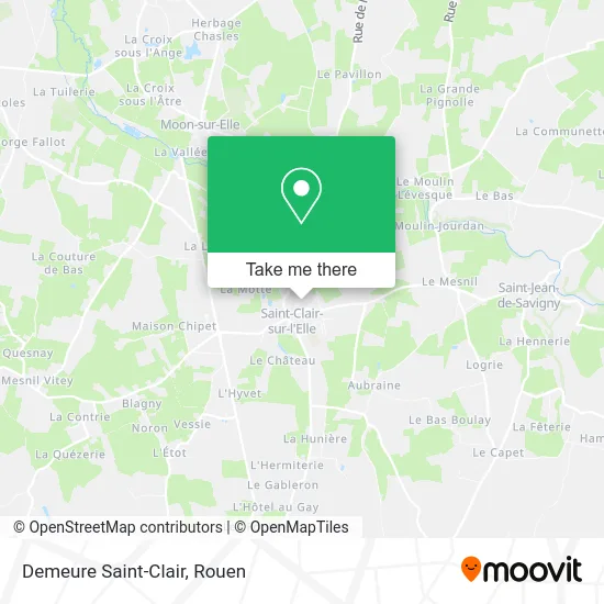 Demeure Saint-Clair map