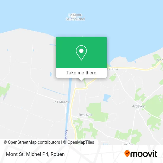 Mont St. Michel P4 map