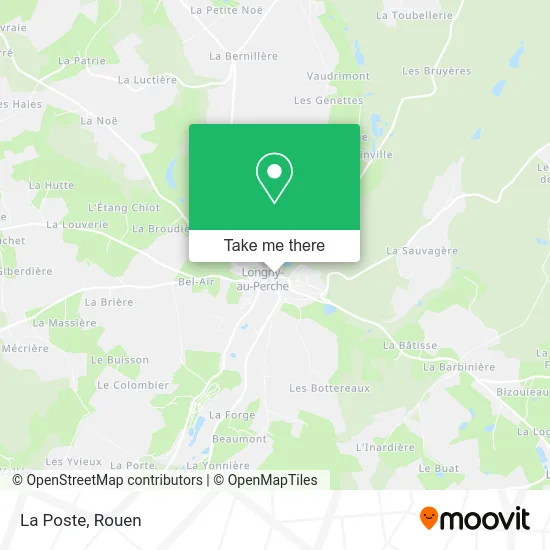 La Poste map