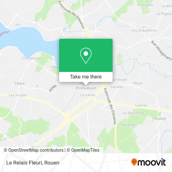 Le Relais Fleuri map