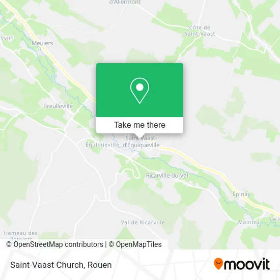 Église Saint-Vaast map