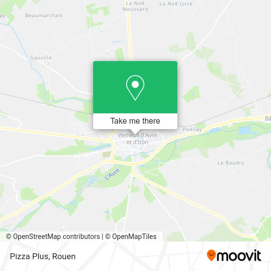 Pizza Plus map