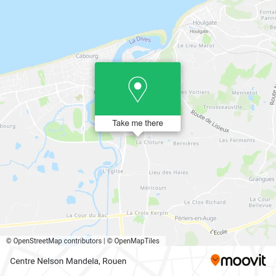 Centre Nelson Mandela map