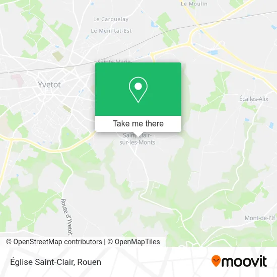 Église Saint-Clair map