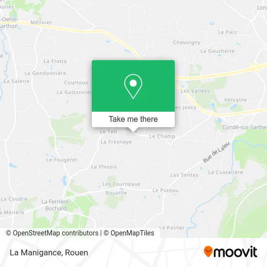 La Manigance map