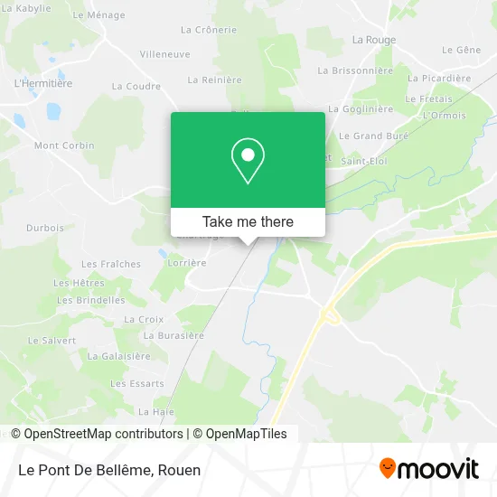 Le Pont De Bellême map