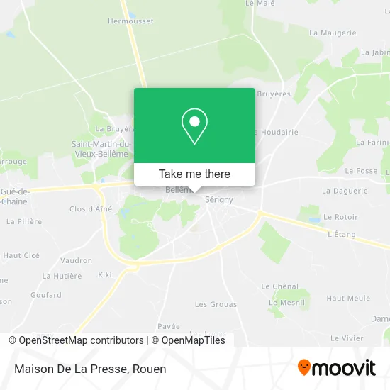 Maison De La Presse map