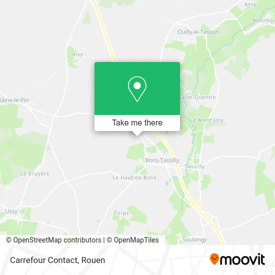 Carrefour Contact map