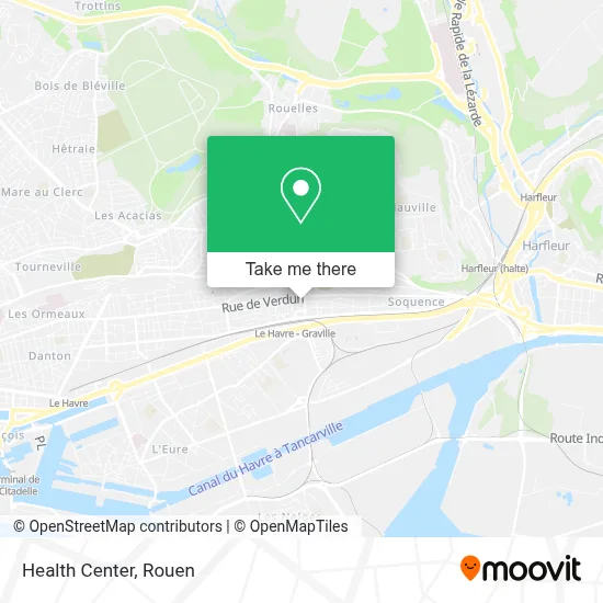 Centre De Santé map