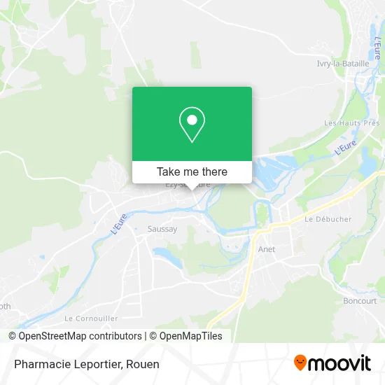 Pharmacie Leportier map