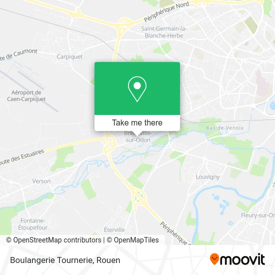 Boulangerie Tournerie map