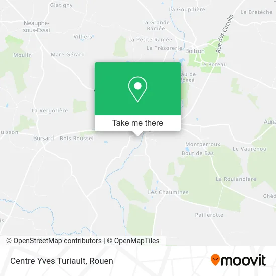 Centre Yves Turiault map