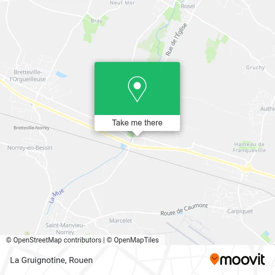 La Gruignotine map