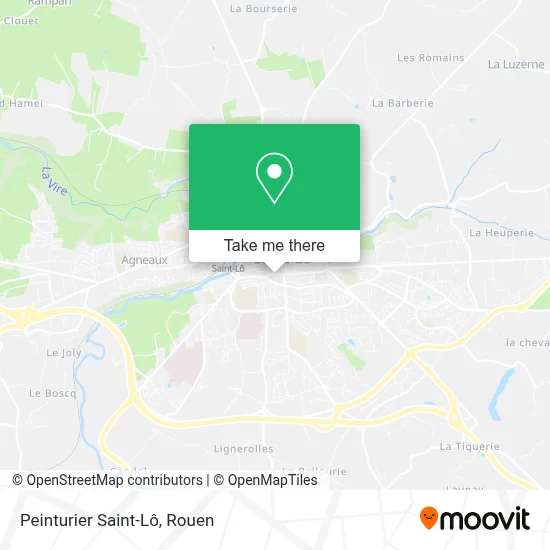 Peinturier Saint-Lô map