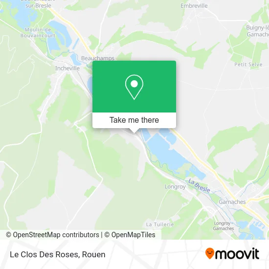 Le Clos Des Roses map