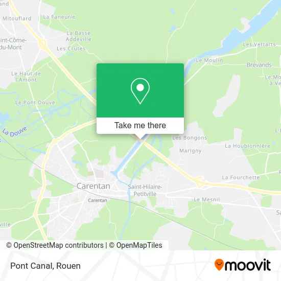 Pont Canal map