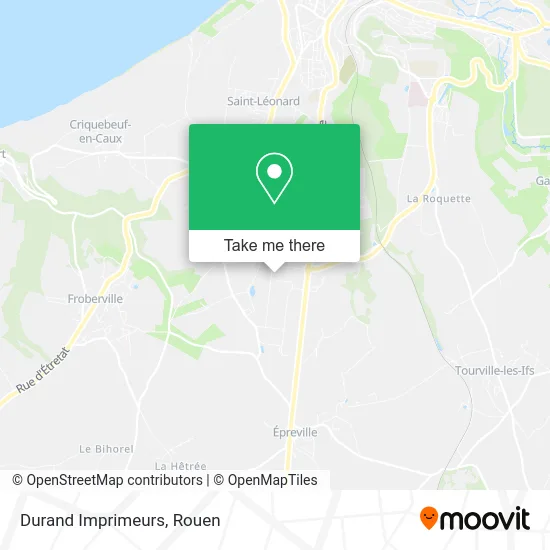 Durand Imprimeurs map