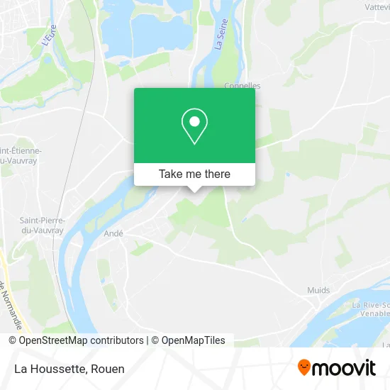 La Houssette map