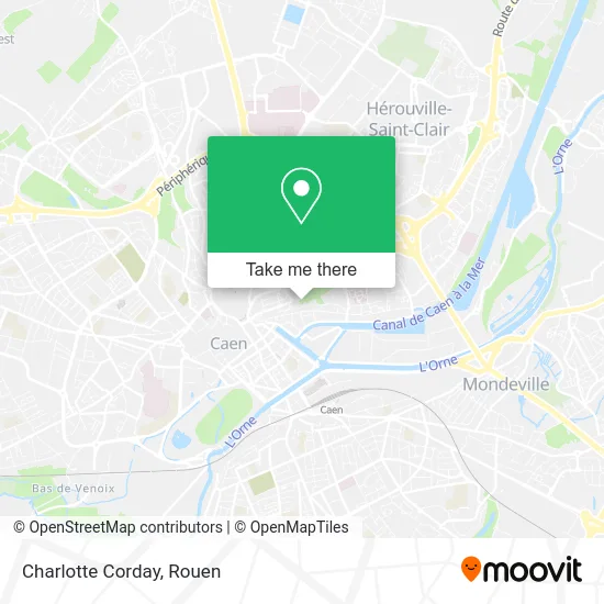 Charlotte Corday map