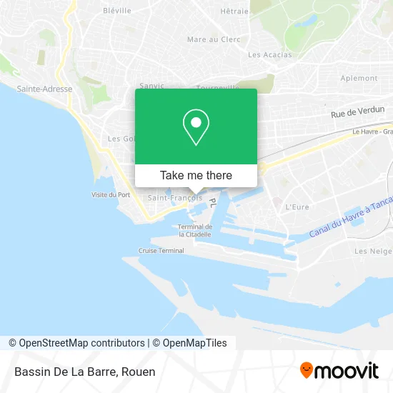 Bassin De La Barre map