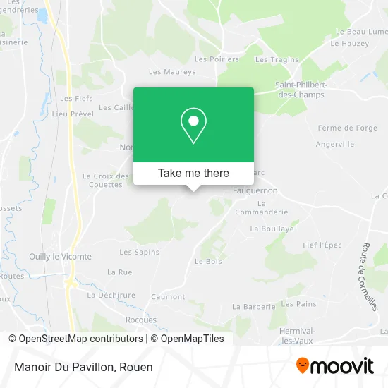 Manoir Du Pavillon map