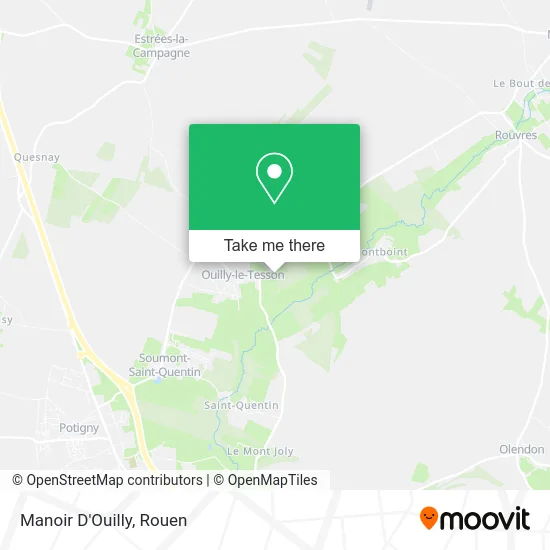 Manoir D'Ouilly map