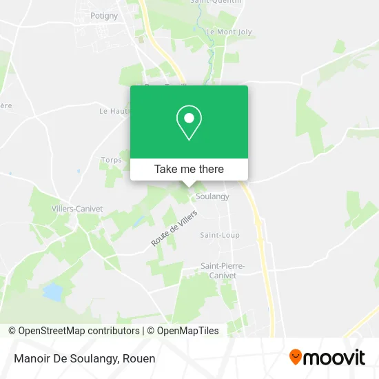 Manoir De Soulangy map