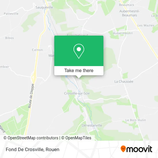 Fond De Crosville map