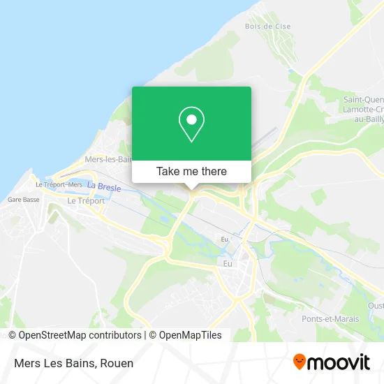 Mers Les Bains map