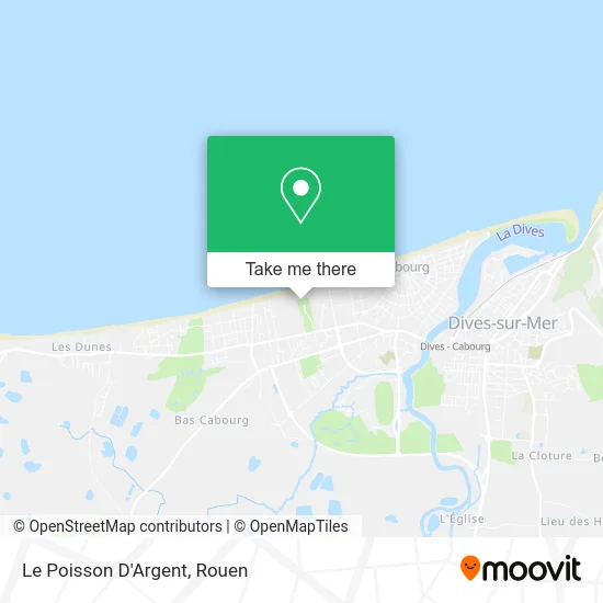 Le Poisson D'Argent map