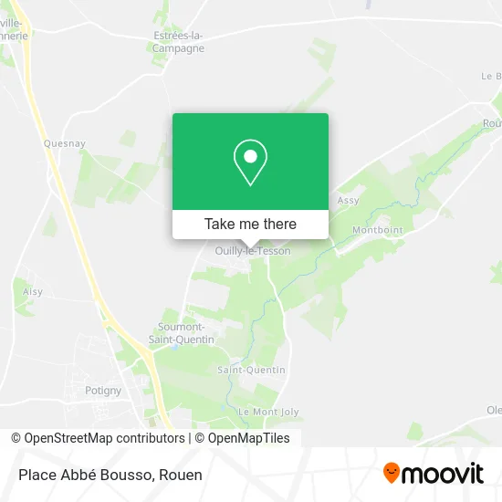 Place Abbé Bousso map