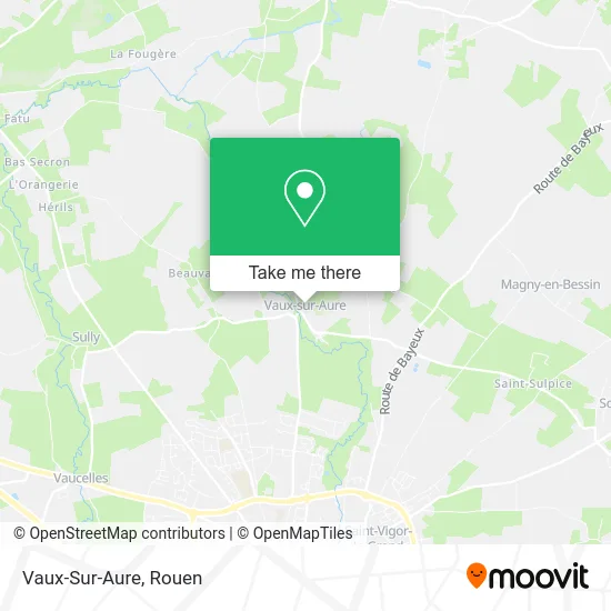 Vaux-Sur-Aure map