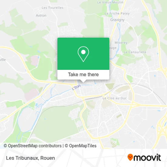 Les Tribunaux map