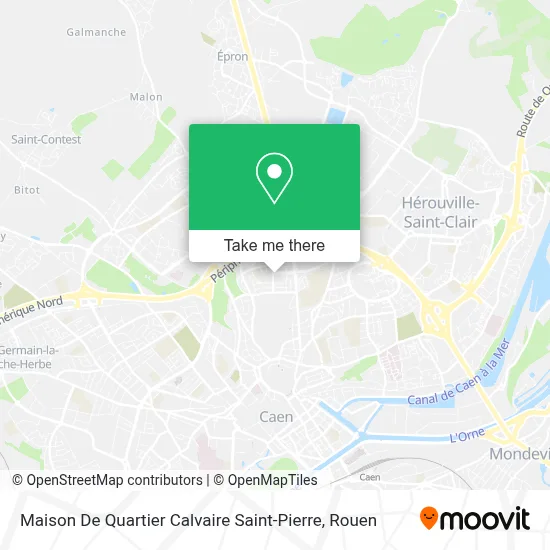 Maison De Quartier Calvaire Saint-Pierre map