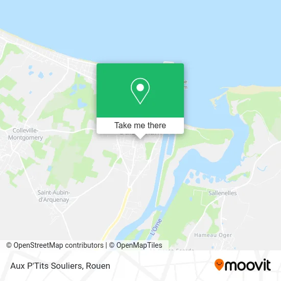 Aux P'Tits Souliers map