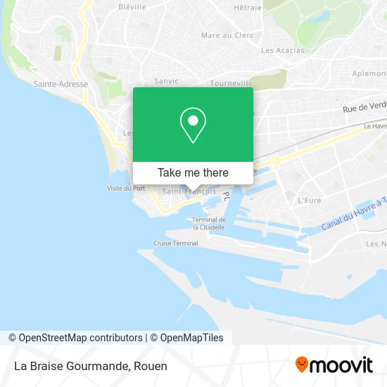 La Braise Gourmande map