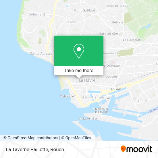 La Taverne Paillette map