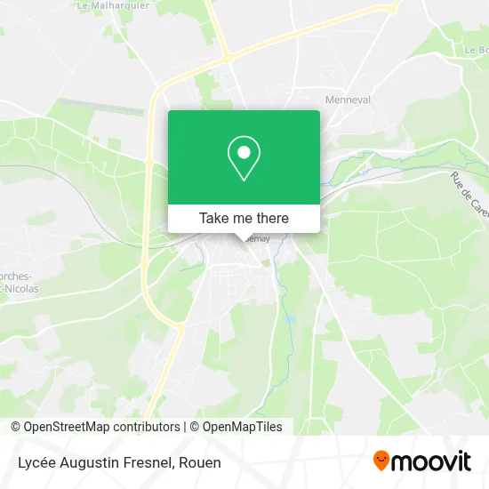 Lycée Augustin Fresnel map