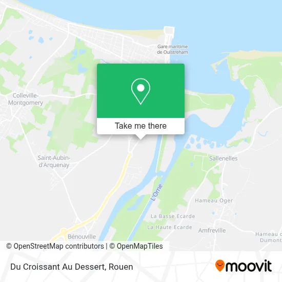 Du Croissant Au Dessert map