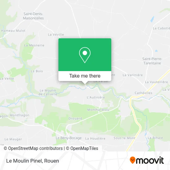 Le Moulin Pinel map