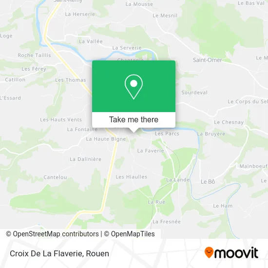 Croix De La Flaverie map