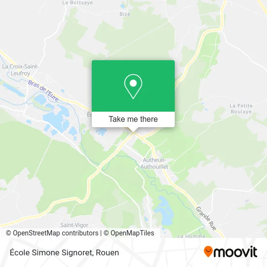 École Simone Signoret map