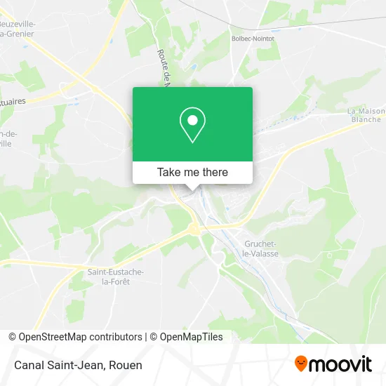 Canal Saint-Jean map