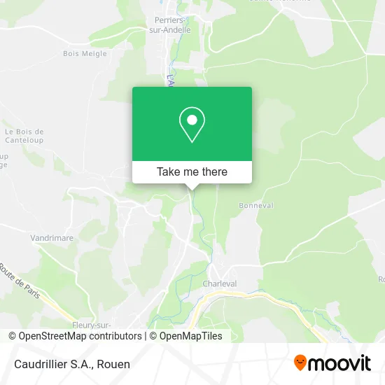 Caudrillier S.A. map