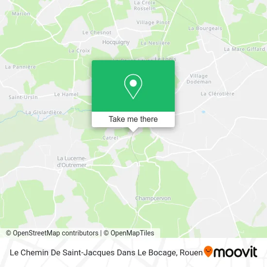Le Chemin De Saint-Jacques Dans Le Bocage map