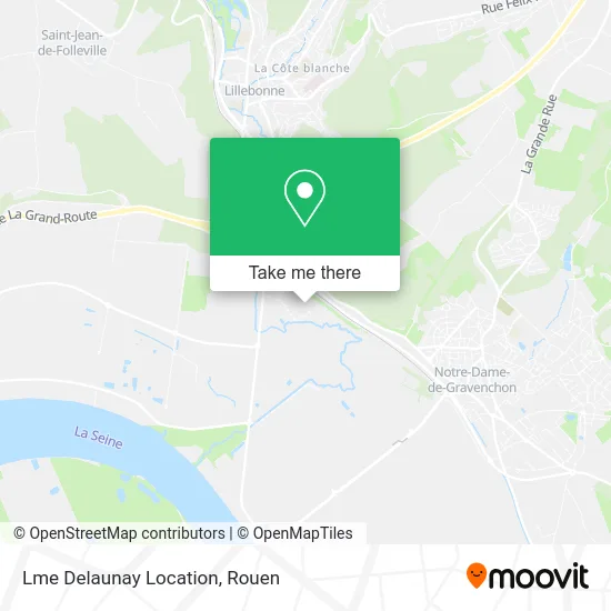 Lme Delaunay Location map