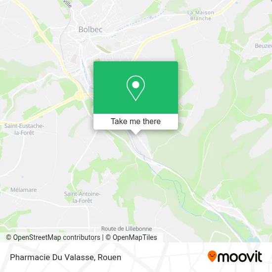 Pharmacie Du Valasse map
