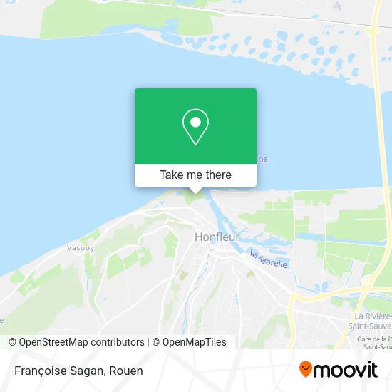 Françoise Sagan map