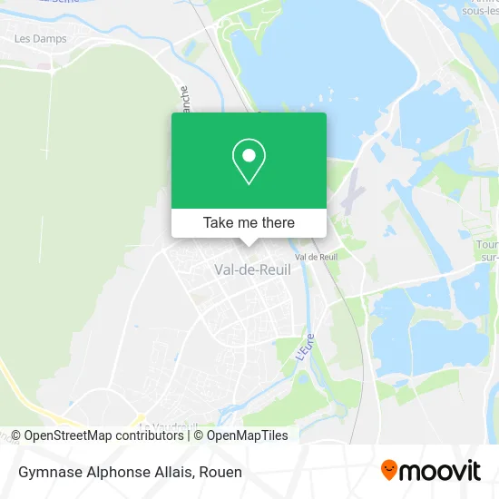 Gymnase Alphonse Allais map