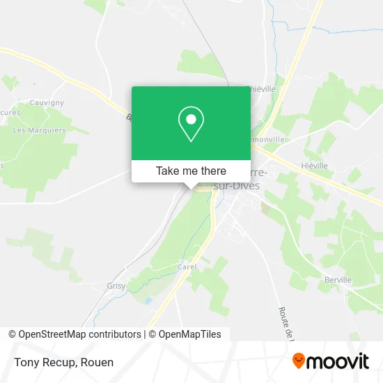 Tony Recup map